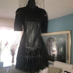 Lace & Leather GUESS Dress